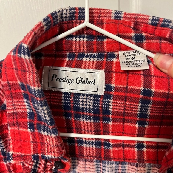 Vintage plaid flannel - Picture 2 of 2
